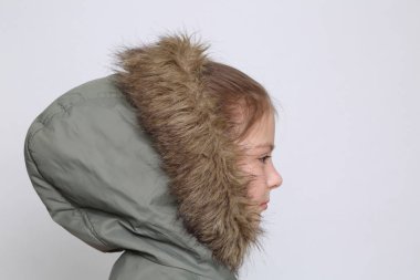 Beautirul studio Avrupa beyaz genç kız portresi