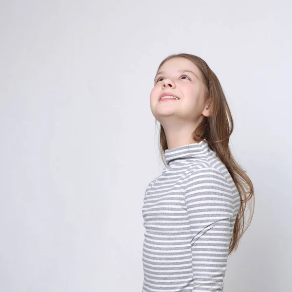 Güzel Avrupa Beyaz Genç Kız Portresi — Stok fotoğraf