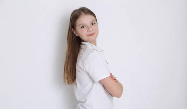 Retrato Europeo Caucásico Adolescente Gir — Foto de Stock