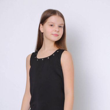 Görüntü güzel neşeli beyaz genç teen modeli