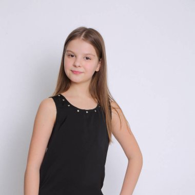 Görüntü güzel neşeli beyaz genç teen modeli