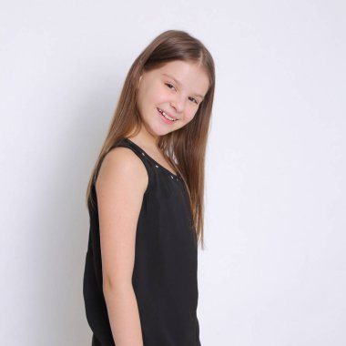 Görüntü güzel neşeli beyaz genç teen modeli