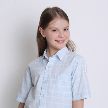 Görüntü güzel neşeli beyaz genç teen modeli