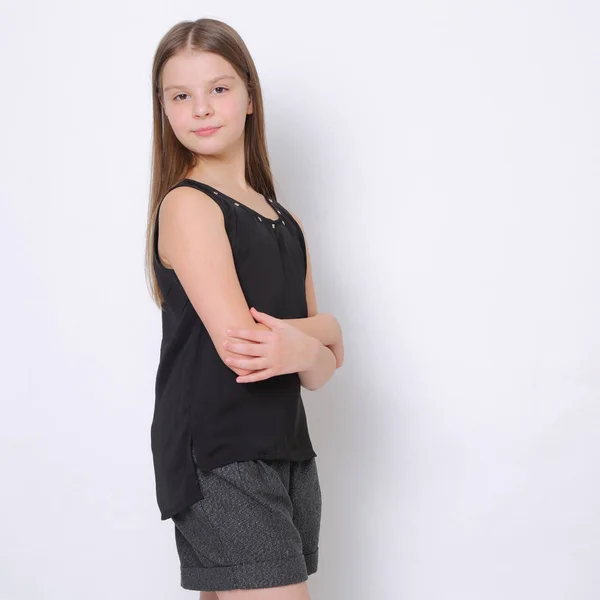 Obraz Piękna Wesoły Kaukaski Młody Teen Model — Zdjęcie stockowe