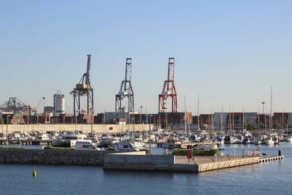 Valencia Spanje Juni 2018 Prachtig Uitzicht Marina Haven Aan Zee — Stockfoto