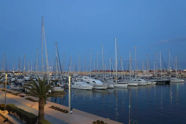 Valencia Espagne Juin 2018 Belle Vue Sur Les Yachts Port — Photo