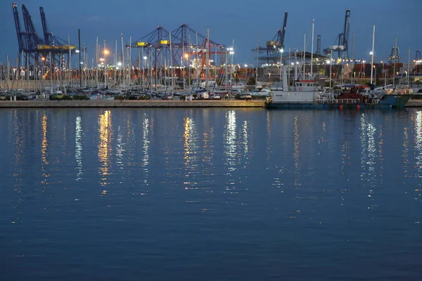 Valencia Espagne Juin 2018 Belle Vue Sur Les Yachts Port — Photo