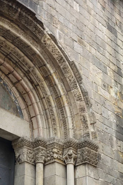 Barcelona Katalonya Spanya Haziran 2018 Ayrıntılar Kutsal Kilise Katedral Bazilikanın — Stok fotoğraf