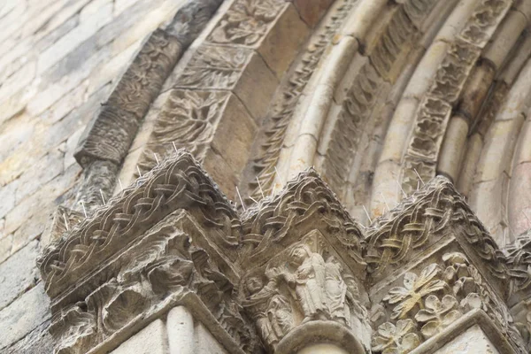 Barcelona Katalonia Hiszpania Czerwca 2018 Szczegóły Bazylika Katedralna Świętego Kościoła — Zdjęcie stockowe
