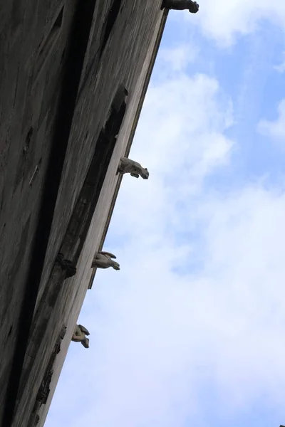 Barcelona Katalonien Spanien Juni 2018 Detaljer För Heliga Kyrka Cathedral — Stockfoto