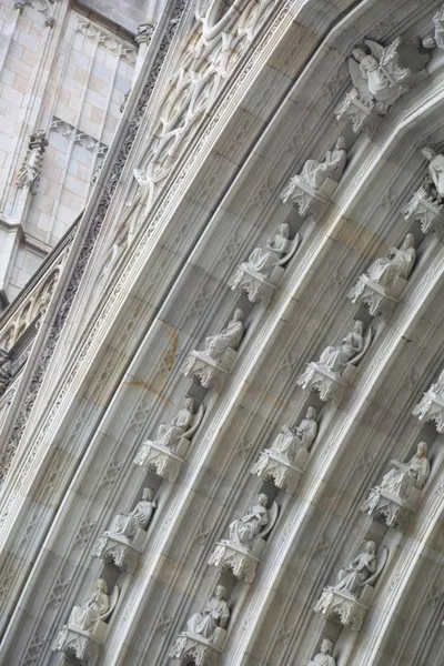 Barcelona Catalonia Espanha Junho 2018 Detalhes Catedral Santa Igreja Basílica — Fotografia de Stock