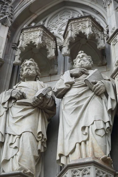 Barcelona Catalonia Spain June 2018 Details Holy Church Cathedral Basilica — Stock Photo, Image