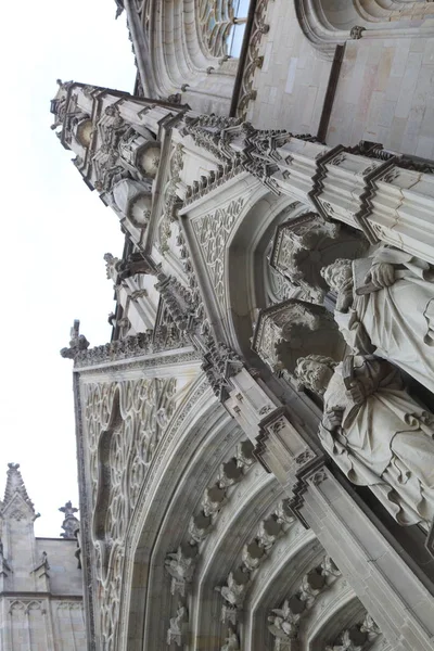 Barcelona Catalonia Spain June 2018 Details Holy Church Cathedral Basilica — Stock Photo, Image