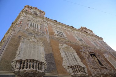 Valencia, İspanya - 21 Haziran 2018: Seramik ve Dekoratif Sanatlar Valencia şehir, İspanya Ulusal Müzesi.