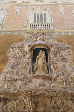 Valencia, İspanya - 21 Haziran 2018: Seramik ve Dekoratif Sanatlar Valencia şehir, İspanya Ulusal Müzesi.