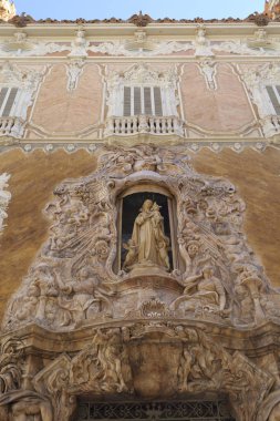 Valencia, İspanya - 21 Haziran 2018: Seramik ve Dekoratif Sanatlar Valencia şehir, İspanya Ulusal Müzesi.