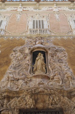 Valencia, İspanya - 21 Haziran 2018: Seramik ve Dekoratif Sanatlar Valencia şehir, İspanya Ulusal Müzesi.