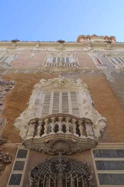 Valencia, İspanya - 21 Haziran 2018: Seramik ve Dekoratif Sanatlar Valencia şehir, İspanya Ulusal Müzesi.