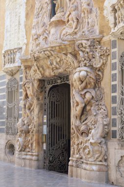 Valencia, İspanya - 21 Haziran 2018: Seramik ve Dekoratif Sanatlar Valencia şehir, İspanya Ulusal Müzesi.