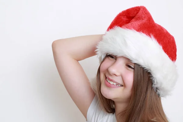 Kluk Santa Hat — Stock fotografie