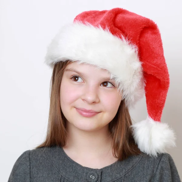 Dziecko Santa Hat — Zdjęcie stockowe