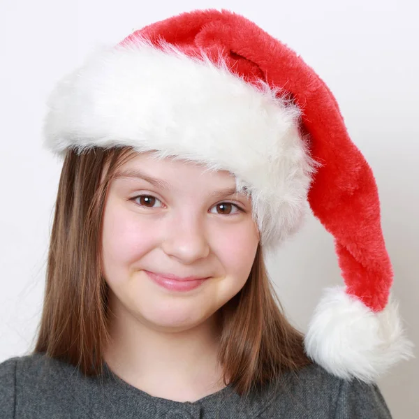 Kid Santa Hat Royalty Free Stock Images