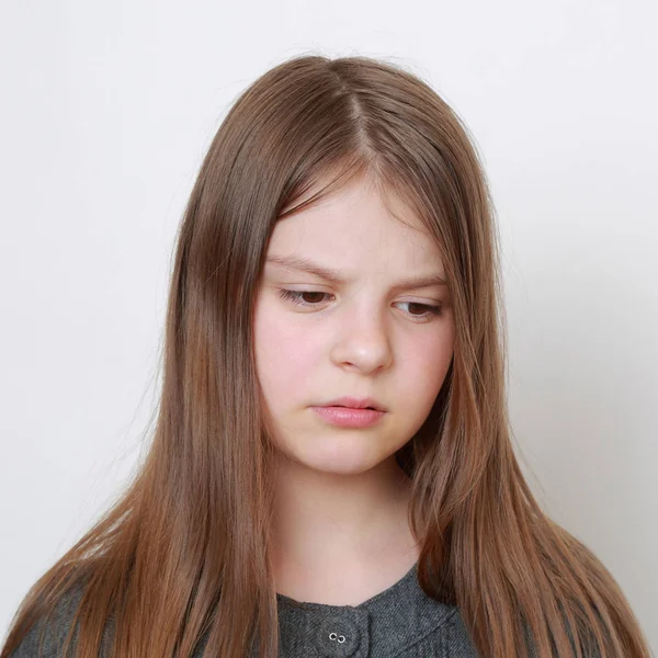 Grappig Gelukkig Kaukasische Tiener Meisje — Stockfoto