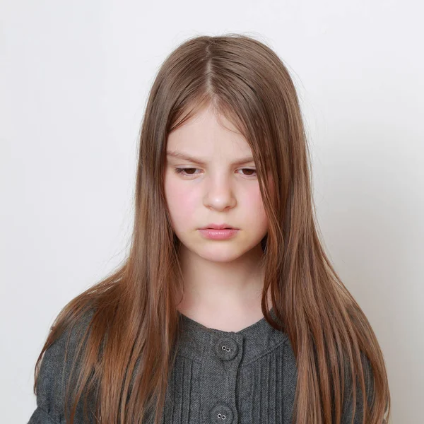 Grappig Gelukkig Kaukasische Tiener Meisje — Stockfoto