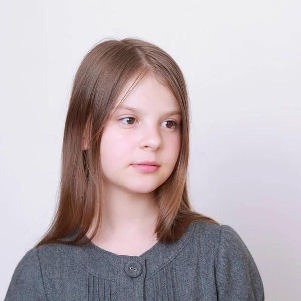 Güzel Duygusal Genç Kız — Stok fotoğraf