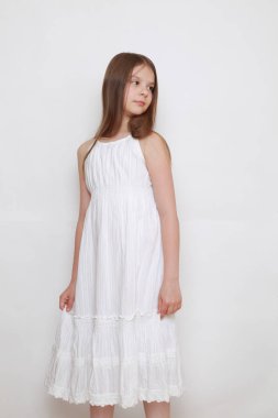 Duygusal küçük kız görüntüsü