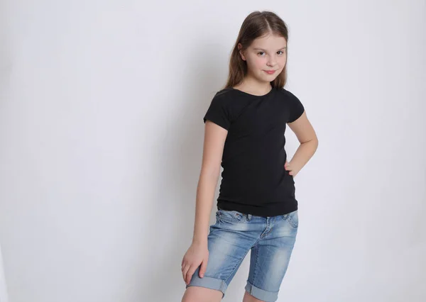 Kaukasische Teenager Mädchen Posieren — Stockfoto