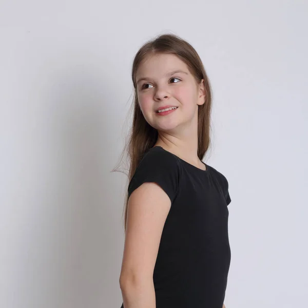 Kaukasische Tiener Meisje Posin — Stockfoto