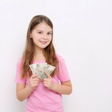 Lehçe nakit para Zlotisi (para--dan Polonez ya tutan genç kız)