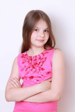 Genç kız stüdyo portre