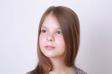 Genç kız stüdyo portre