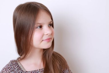 Genç kız stüdyo portre