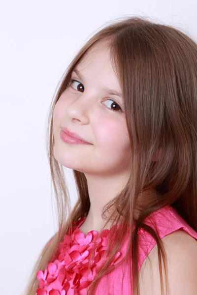 Teenage Girl Studio Portrait — Stock Photo, Image