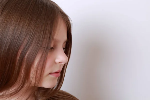 Teenage Girl Studio Portrait — Stock Photo, Image