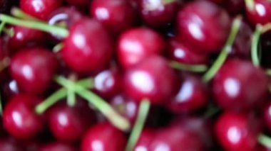 Taze kırmızı Olgun Kiraz