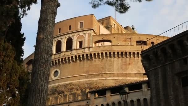 Ιταλική Εθνική Σημαία Της Ρώμης Ιταλία — Αρχείο Βίντεο