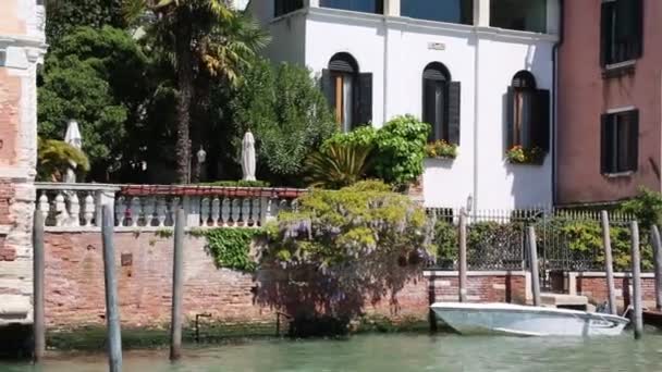 Venezia Italia Aprile 2019 Vista Dal Vaporetto Vaporetto Barca Sul — Video Stock