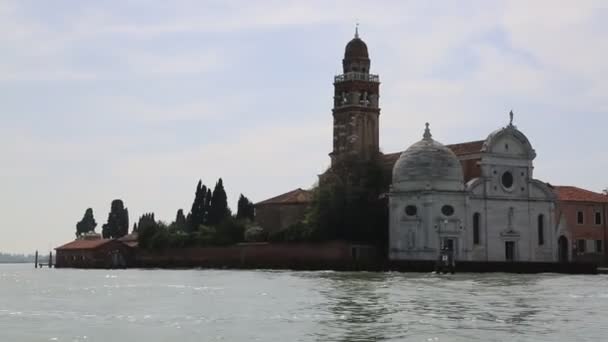 Burano Veneto Ιταλία Απριλίου 2019 Πολύχρωμο Νησί Burano Κατά Διάρκεια — Αρχείο Βίντεο