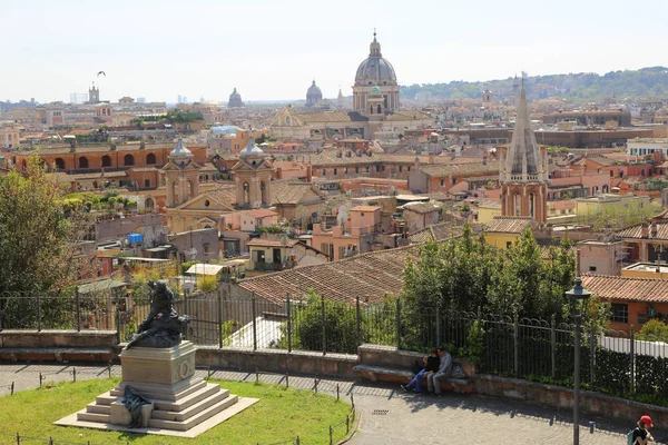 Рим Италия Апреля 2019 Года Верхний Вид Старый Центр Города — стоковое фото