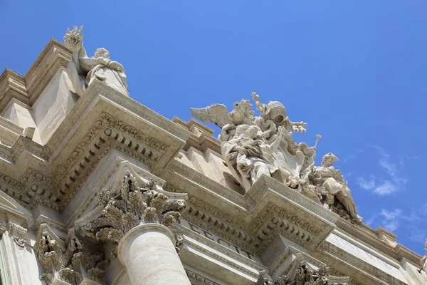 Rome Italy April 2019 Famous Trevi Fountain Fontana Trevi People — Stock Photo, Image