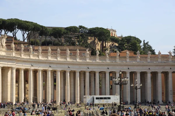 Vatikan Roma Talya Nisan 2019 Turistler Roma Talya Daki Peter — Stok fotoğraf