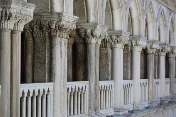 Venezia Italia Aprile 2019 Dettagli Esterni Esterni Palazzo Ducale — Foto Stock