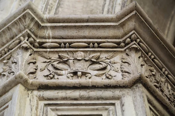 Venedig Italien April 2019 Utomhus Detaljer Exteriör Doge Palace — Stockfoto