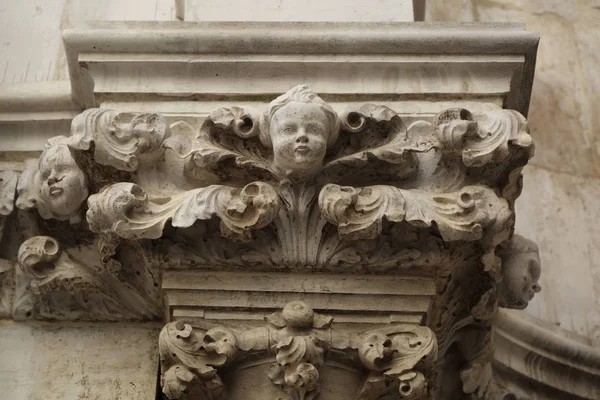 Venedig Italien April 2019 Utomhus Detaljer Exteriör Doge Palace — Stockfoto