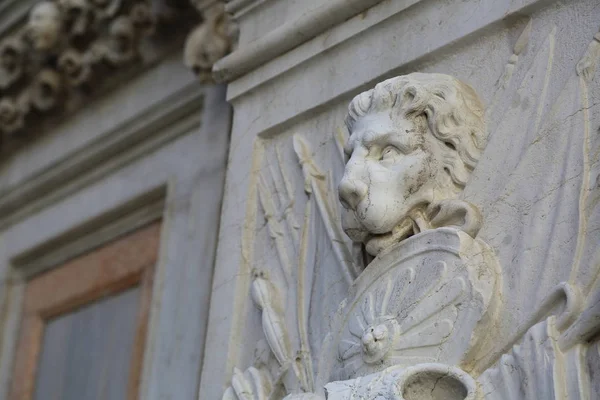 Benátky Itálie Dubna 2019 Venkovní Detaily Exteriér Doge Palace — Stock fotografie