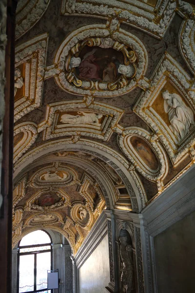 Venice Veneto Italy April 2019 Innendørs Kunstopplysninger Dogepalassets Indre Palace – stockfoto
